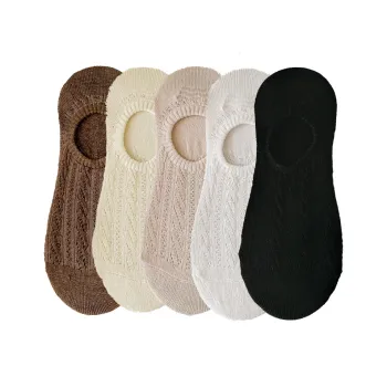 Top Melon No Show Socks Women's 5 Pack
