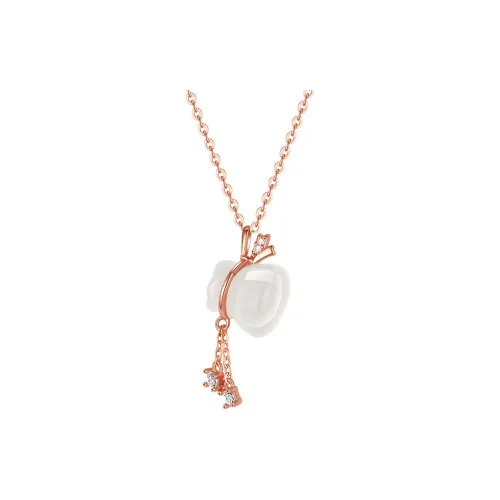 Emerald Chalcedony Necklaces Women's