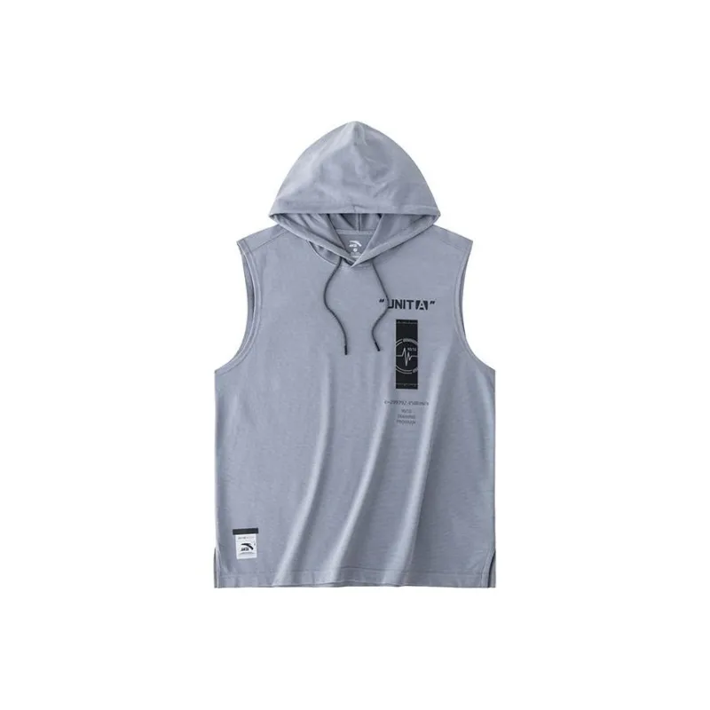 Anta Variety Training Collection Tank Top Men's Downpour Gray-0