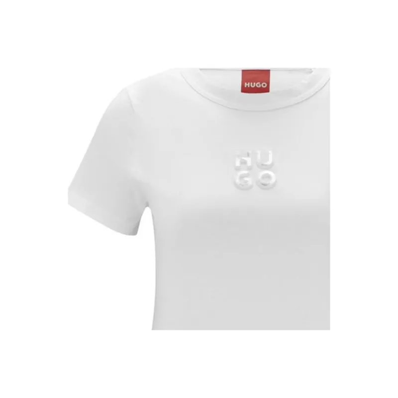 HUGO BOSS T-Shirts Women's White-2
