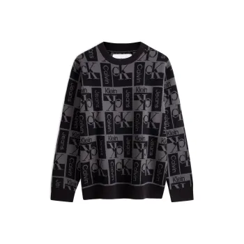 CALVIN KLEIN Knitwear Men's Space Black