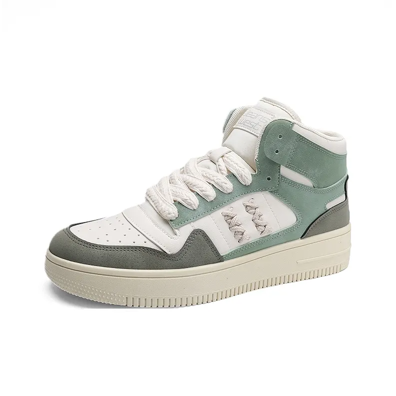 JEANSWEST Aurora Breeze Refreshing High Top Skateboard Shoes Unisex-1