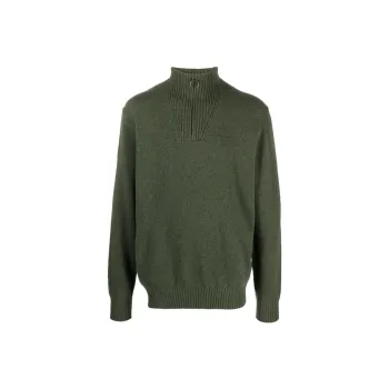 BARBOUR Half-zip Wool Jumper