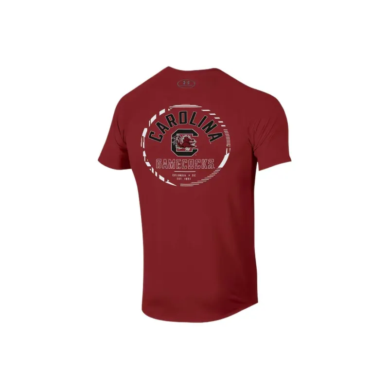 Under Armour TechCollegiate T Shirt Men's Red-1
