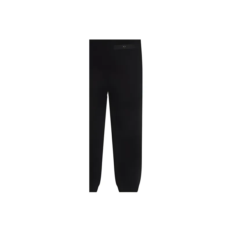 Zzegna Knitted Sports Pants Men's Black-5