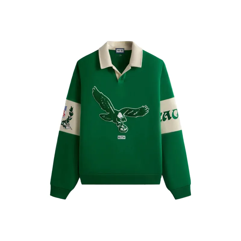 KITH X Nfl 47 Eagles Nelson Collared Pullover-0