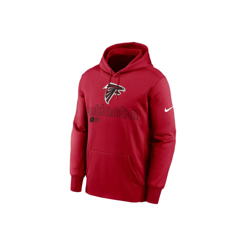 Nike Atlanta Falcons Men's Nike Therma Nfl Pullover Hoodie-0