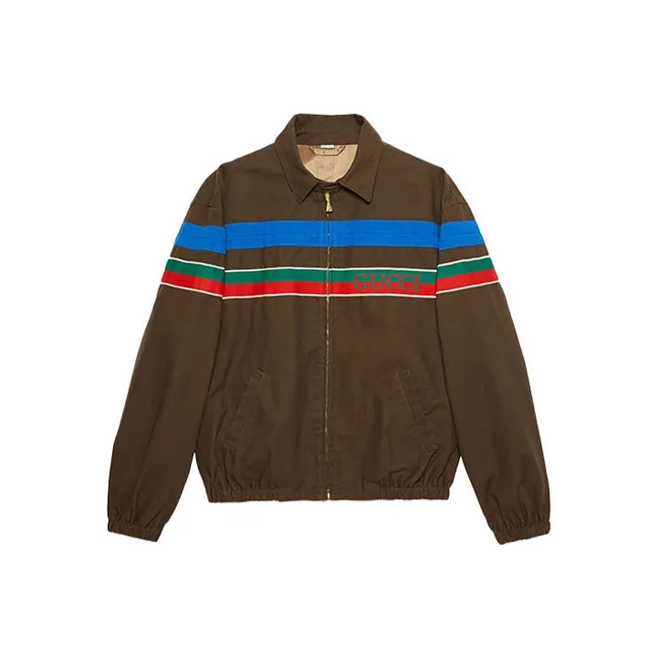 GUCCI Jackets Coats Men's Caramel-0