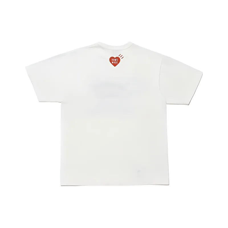 Kaws X HUMAN MADE HUMAN MADE X KAWS Co branded Series T Shirts Unisex White-1