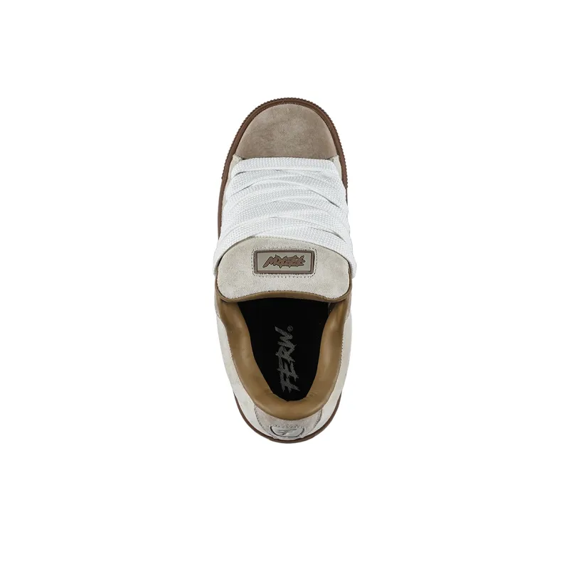 FERW Cocoa Cruise Coverage Slip Resistant, Balanced, And Breathable Low Top Skateboard Shoes Unisex Tea Brown-3