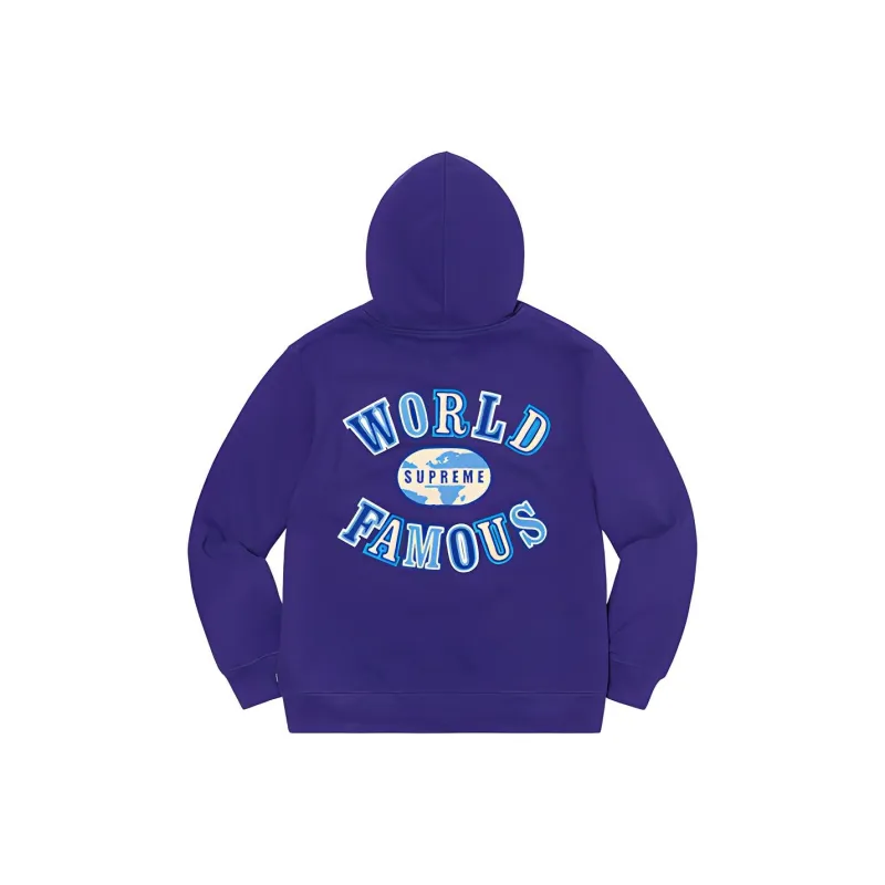 Supreme World Famous Zip Up Hooded Sweatshirt SS20-6