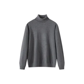 H YXIANG Cashmere Sweater Men's