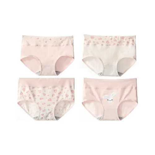 Yalu Underpants Women's 4 Pack Mixed Color