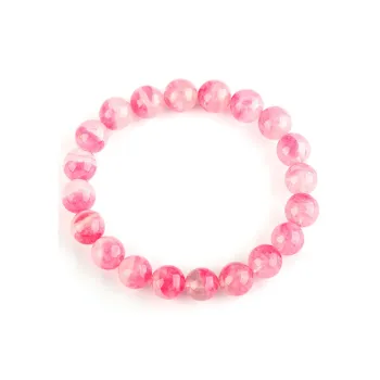 CMLZIUA Natural Rose Quartz Bracelets Women's