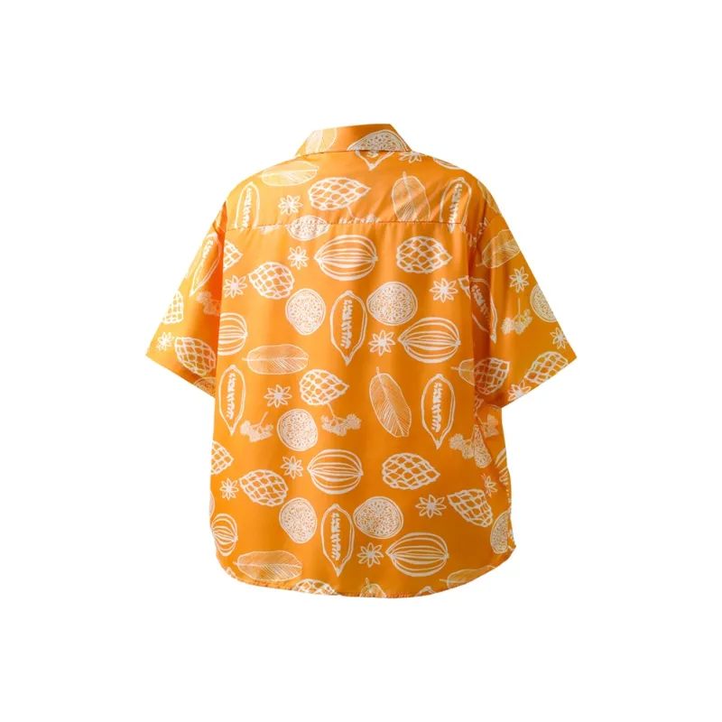 BEAR UNION Shirt Unisex Orange Red-1