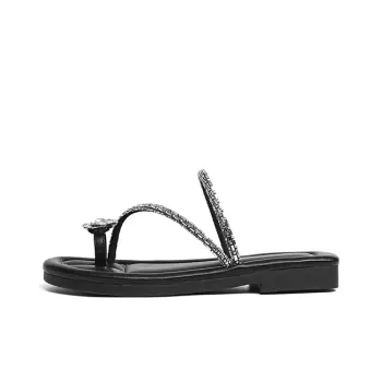 RED DRAGONFLY Rubber Sole Slip Resistant Flip Flops Women's