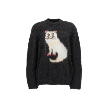 Magliano Gattone Cat Detailed Sweater