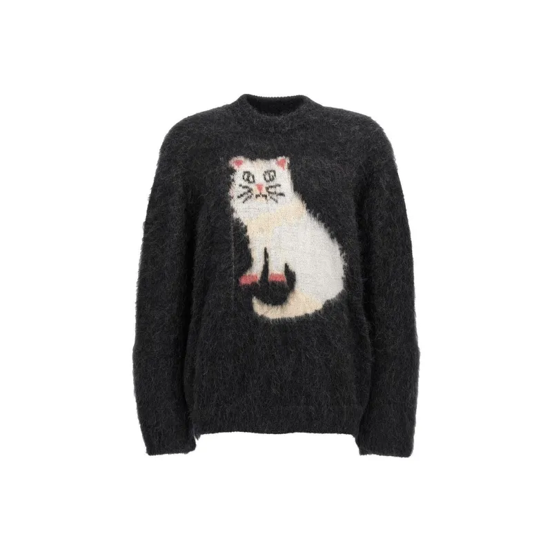 Magliano Gattone Cat Detailed Sweater-0