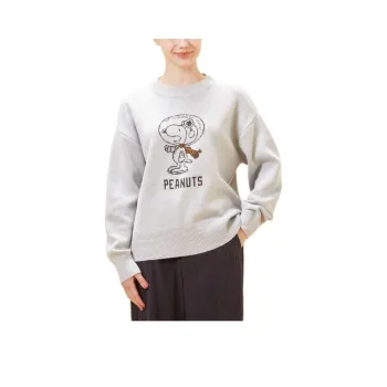 Mizuno x PEANUTS Cashmere Sweater Unisex Ecru