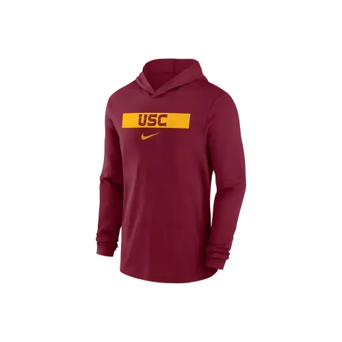 Nike Usc Trojans Sideline Men's Nike Dri FIT College Long Sleeve Hooded Top