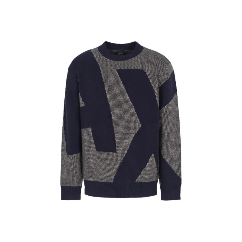 EMPORIO ARMANI FW24 Sweater Men's Dark Blue-0