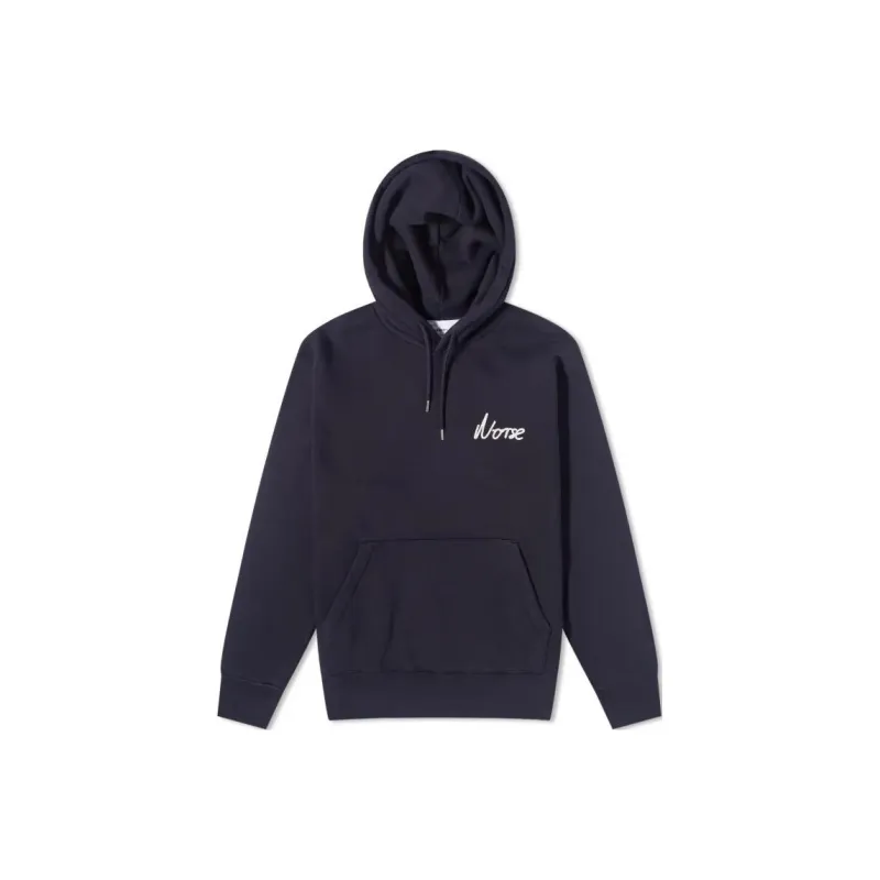 NORSE PROJECTS Arne Logo embroidered Hoodie-0