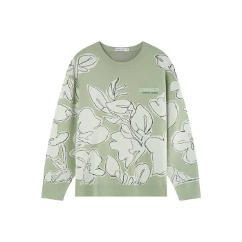 Cabbeen Sweaters Men Pink Green 08