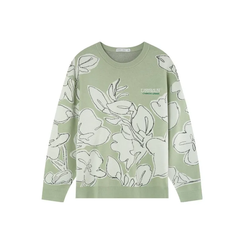 Cabbeen Sweaters Men Pink Green 08-0