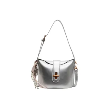 XIANGSU PU Shoulder Bag Regular Women's Silver/White/Pink/Black