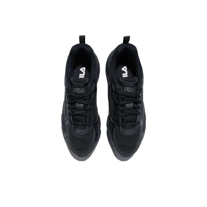 FILA Memory Decimus V3 Anti Slip Wear Resistant Low Top Casual Shoes Unisex Black-3