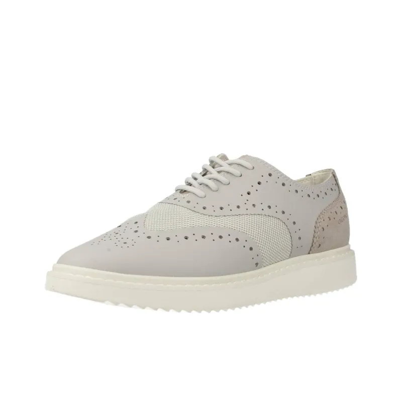 GEOX THYMAR Casual Single Shoes Women's Gray-1