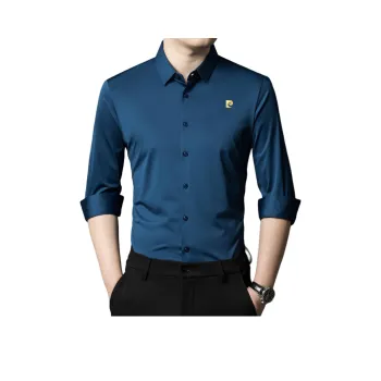 PIERRE CARDIN Shirt Men's Sapphire Blue