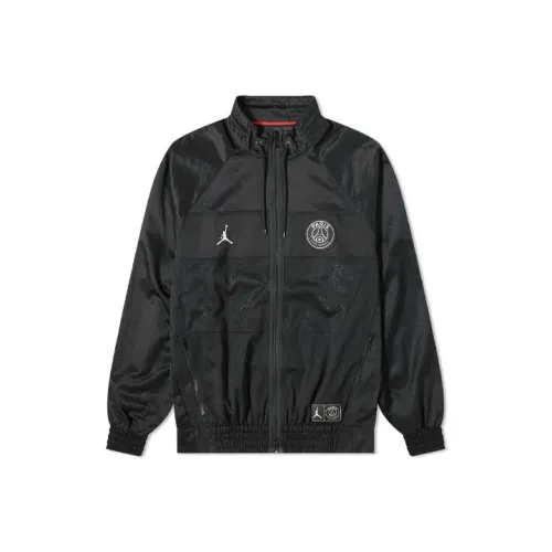 JORDAN Paris Saint Germain Jackets Men Black