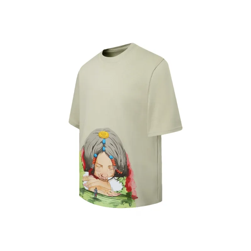 CAI T Shirts Unisex Light Green-2