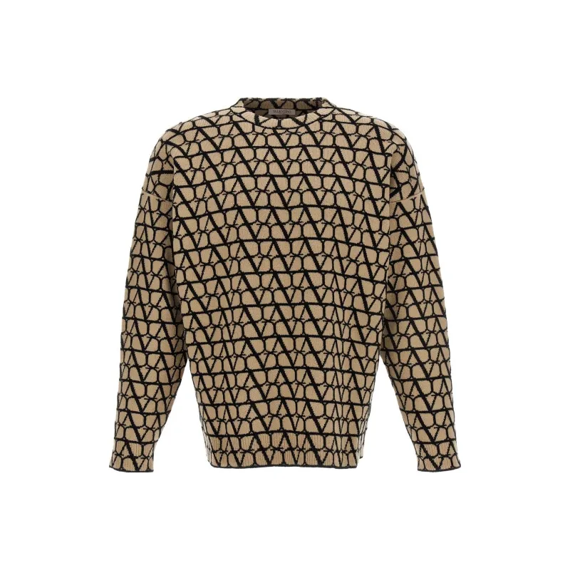 Valentino Toile Iconographe Crewneck Jumper-0