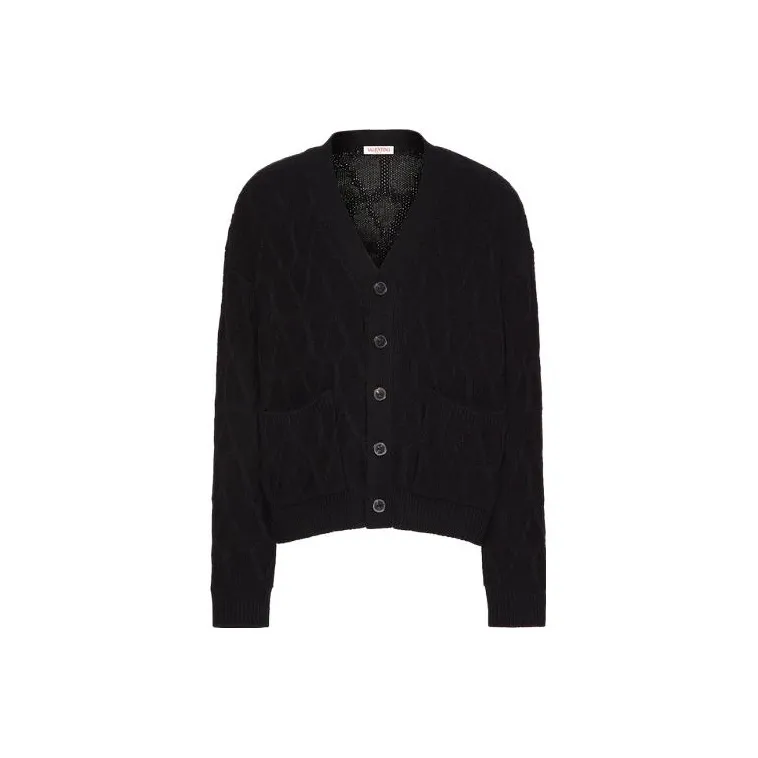 Valentino Toile Iconographe Buttoned Cardigan-0
