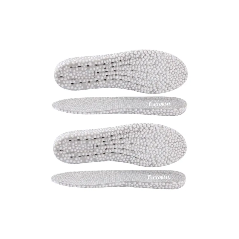 FACTORIAL Mesh+Popcorn Insoles Unisex Gray-27