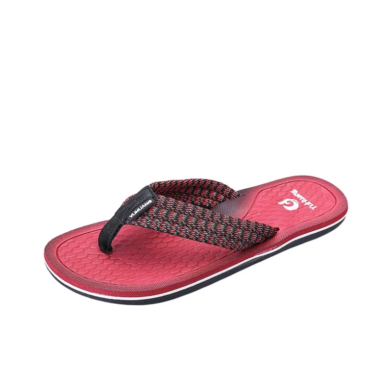 NANJIREN Cut Out Quiet Odor Resistant Abrasion Resistant Slip Resistant Quick Dry Antibacterial Flip Flops Men's-7