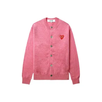 CDG Play FW24 Sweater Unisex Pink