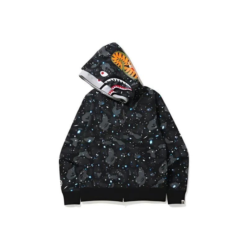 Bape Space Camo Shark Wgm Full Zip Hoodie-1