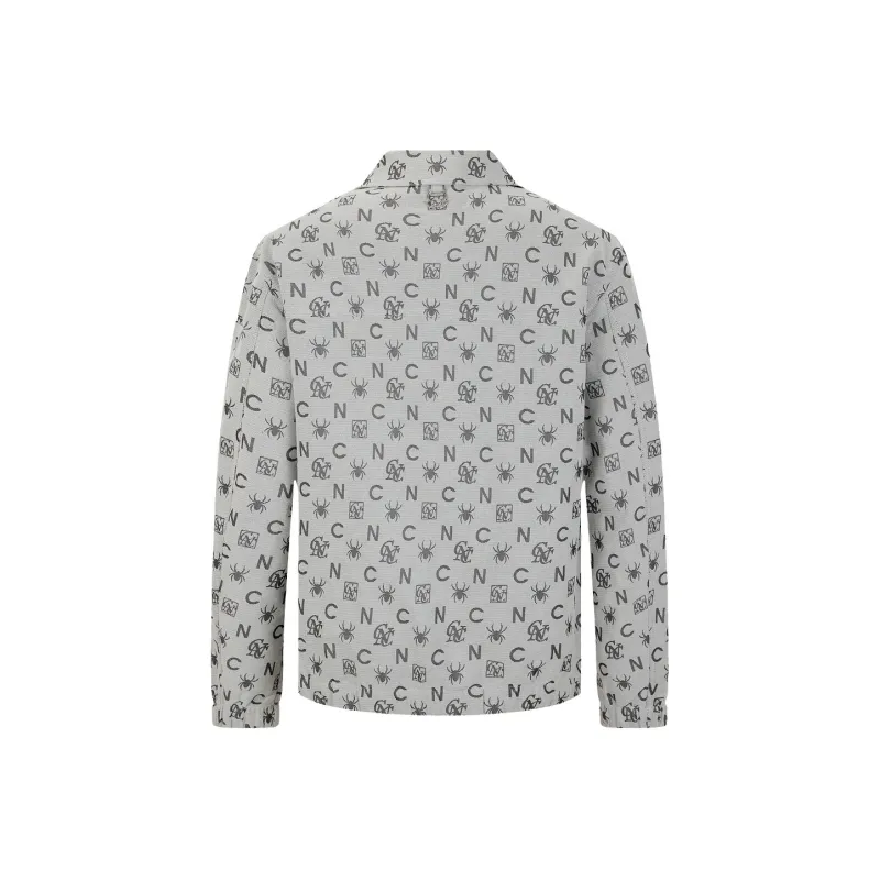 C'N'C New Order & Classics Series Jacket Men's White Pattern-1