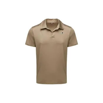 K WAY Polo Shirts Men Khaki