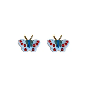 ZWU Alloy Stud Earrings Women's