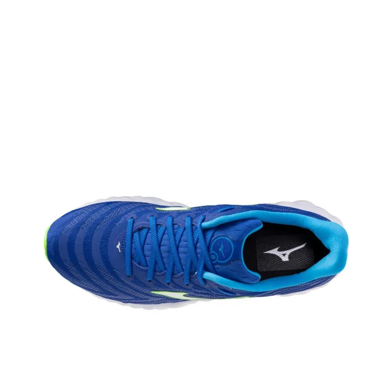 Mizuno WAVE SKY 8 Low Top Running Shoes Men's Blue White-4