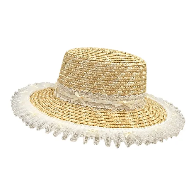 Mulinsen Straw Woven Bucket Hats Unisex-4
