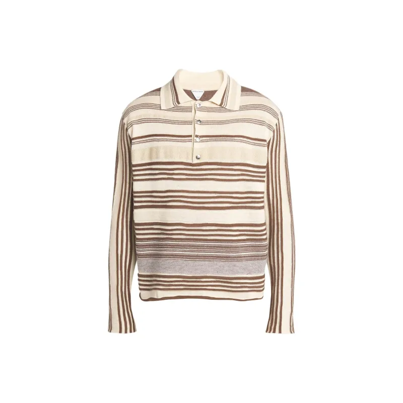 Bottega Veneta Polo Shirt Men's Beige-0