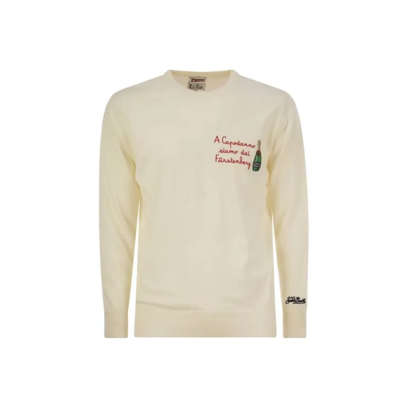 MC2 Saint Barth Heron Knitted Crewneck Jumper-0