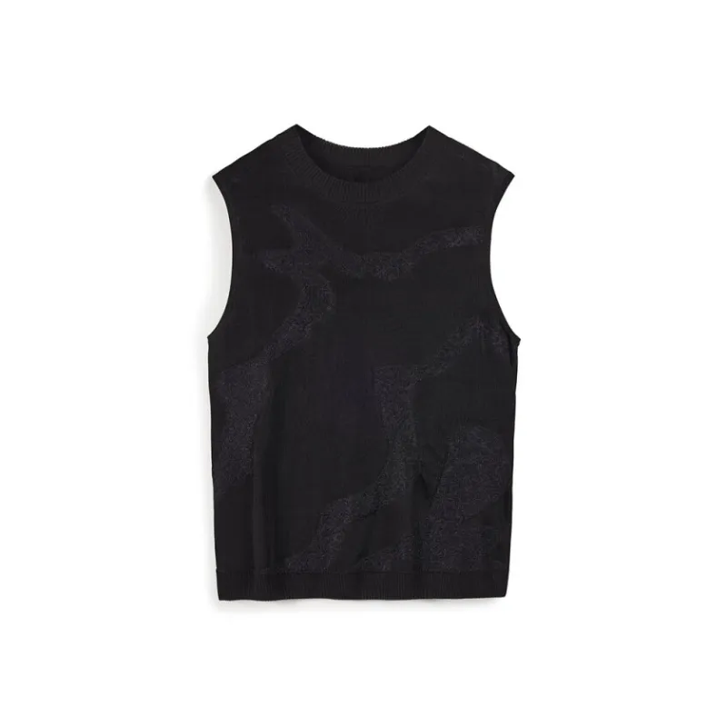 Y 3 Intarsia knit Sleeveless Jumper-0