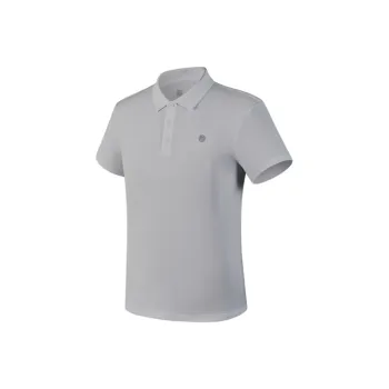 BMAI Sports Short Sleeved Polo Shirt Men's Light Gray