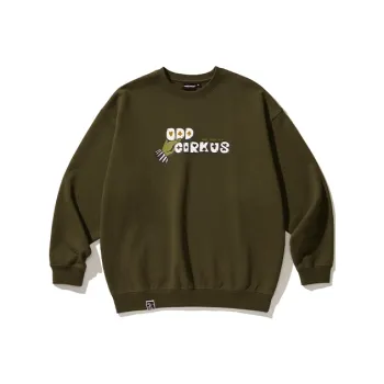OddCIRKUS FW24 Sweatshirt Unisex Olive Green